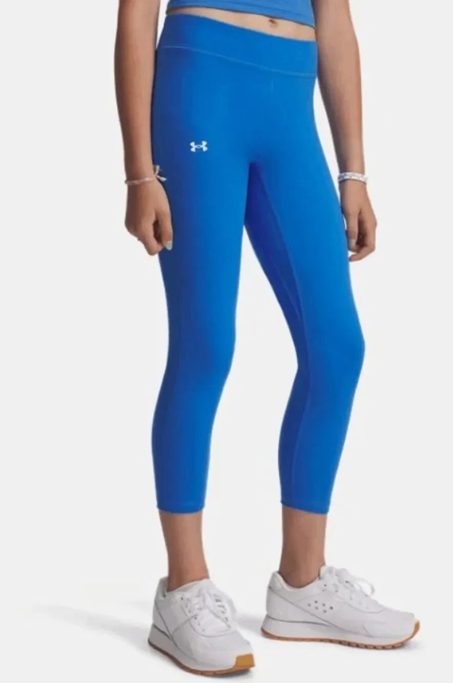 Under Armour UA Motion Girls' Crop Leggings Blue M